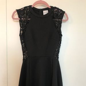 Bishop & Young Cocktail Dress Mesh Sides
